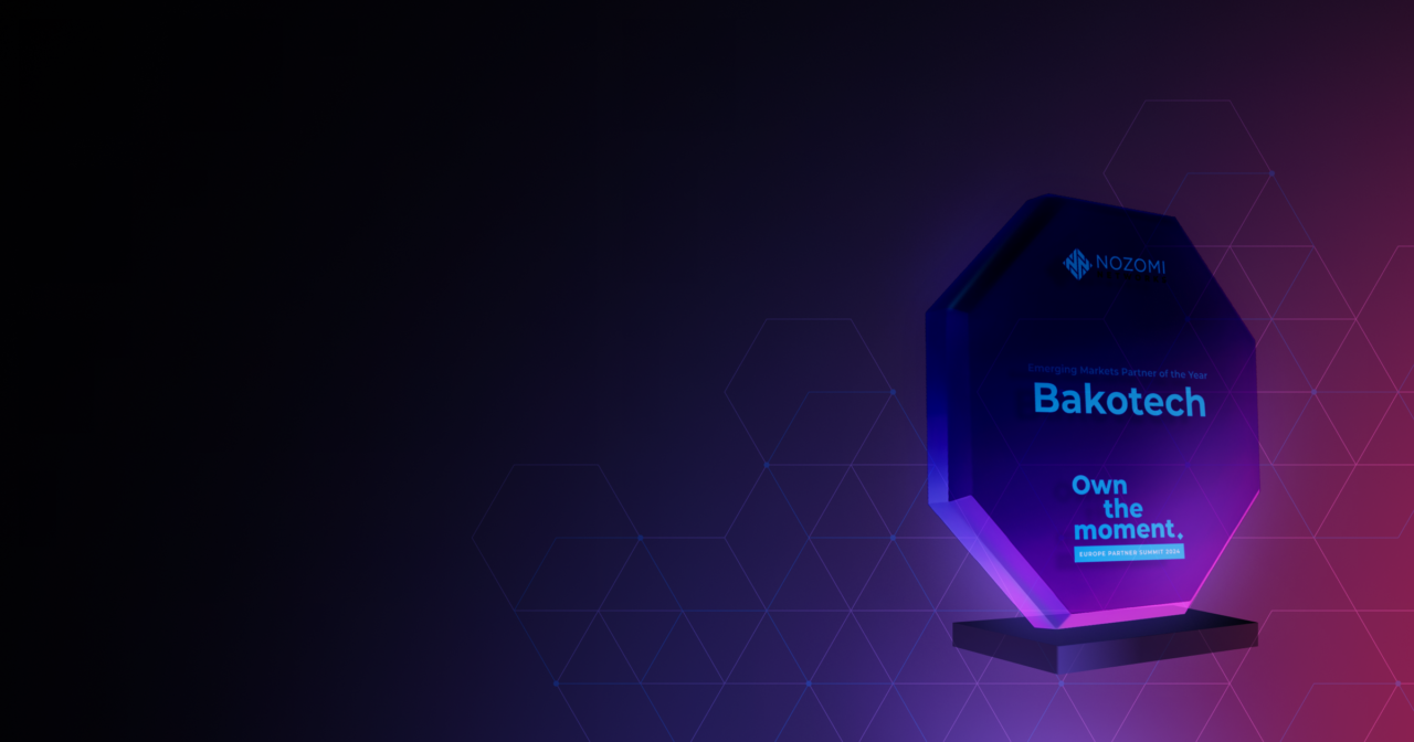 BAKOTECHполучилнаградуEmergingMarketsPartneroftheYearотNozomiNetworks