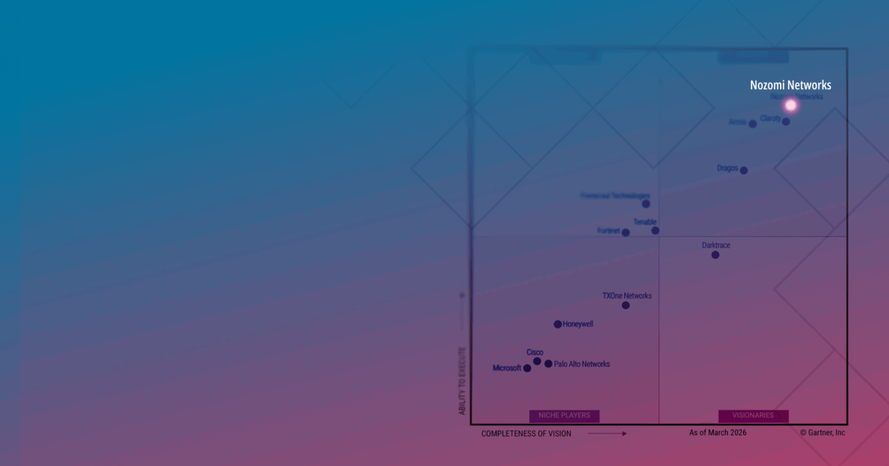 NozomiNetworks—лидервGartnerMagicQuadrant™2026!ВторойгодподряднавершинезащитыCPS-систем