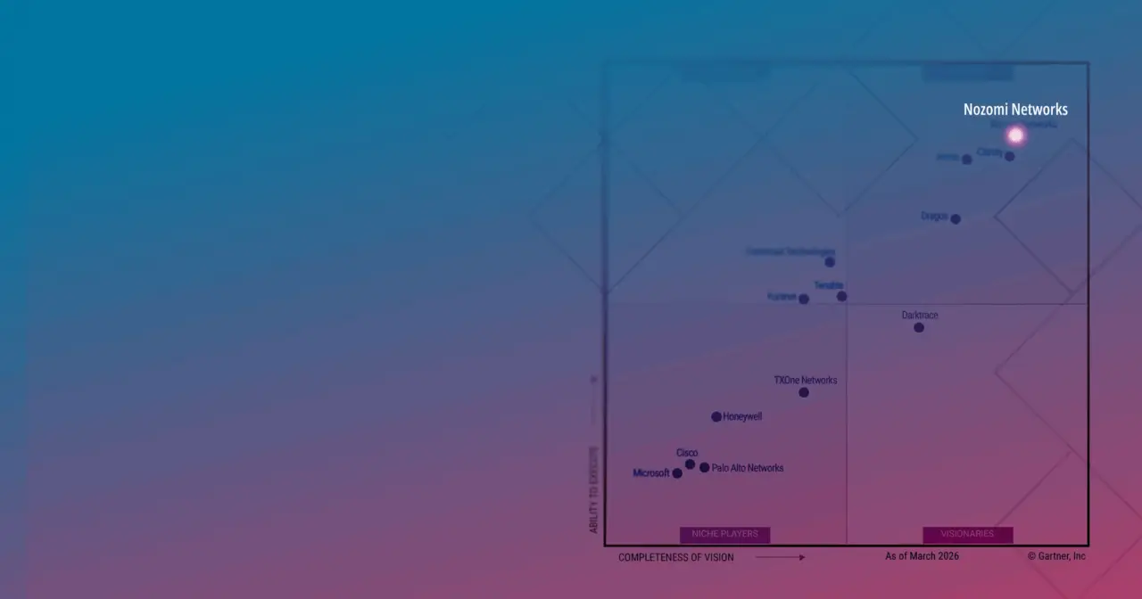 NozomiNetworks—лидервGartnerMagicQuadrant™2026!ВторойгодподряднавершинезащитыCPS-систем
